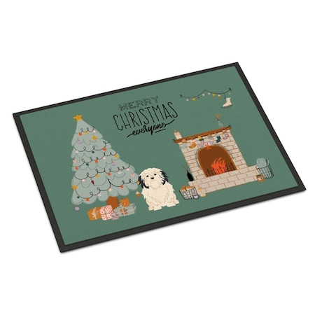 Carolines Treasures 24 x 36 in. Lowchen Christmas Everyone Indoor or Outdoor Mat CK7582JMAT